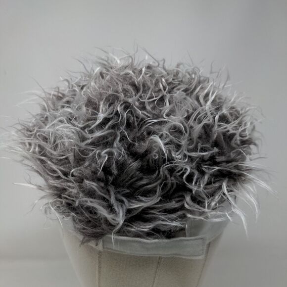 Flair Hair Strapback Sun Visor Hat Hair Wig White One Size Adjustable - Picture 6 of 9